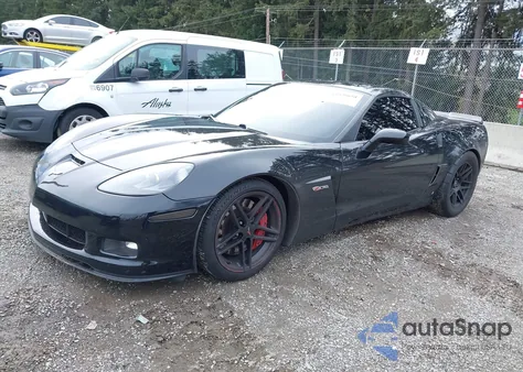 2007 Chevrolet Corvette Z06 Hardtop из США, поврежденный, VIN 1G1YY26E575139542